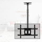 TV Bracket, Ceiling TV Mount, Adjustable Height Swivel Tilt Heavy Duty TV Bracket, Hidden Cable Management, Fits 32-70inch LED Screen Display, Max VESA 600x400mm TV Mount TV Stand