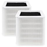 Blue Pure 211+ HEPA Filter Compatible with Bl ue air + Air Cleaner Purifier, Foldable Particle and Activated Carbon, 2 Pack