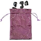 Tarot Card Storage Bag,Portable Tarot Accessories Container - Travel Storage Bag for Fate Divination Supplies, Jewelry, Crystal, Earrings, Necklace, Runes, Stones, Dice