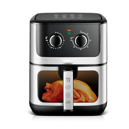Home Smart Smokeless Multi-Function 7L Large-Capacity Air Fryer, Oven, Electric Fryer, Supports Baking, Roasting, Grilling, and Dehydrating