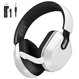 Acer Wireless Gaming Headset for PS5, PS4, PC, Switch, 2.4GHz & Bluetooth 6.0 Gaming Headphone with Flip-to-Mute Mic, Lightweight Glasses-Friendly, 70H Battery - White