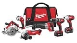 Milwaukee 2696-26 M18 Cordless LITHIUM-ION 6-Tool Combo Kit