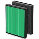 400/400S Replacement Filter for Coway AIRMEGA Max2 400 400S 400(G) 400S(G) Air Purifier, Max2 Green HEPA and Active Carbon Filter Set, AP-2015-FP, 1 Set