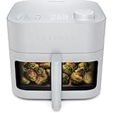 Chefman Crispinator Air Fryer 7-in-1 with 8 Qt Capacity, 450°F Max Temp & TurboFry Pro Technology for Fast, Even Results, Bake, Broil, Dehydrate, Viewing Window, Nonstick Ceramic-Coated Basket