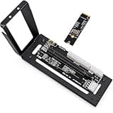 M.2 M-Key to PCIe 4.0 X4 eGPU Dock Stand Bracket, External Graphics Card Expansion Adapter Compatible with OCuLink & M.2 NVMe, Supports ATX/SFX Power Supply, for Handheld Gaming PCs Laptops