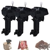 Fisherman Crafts Coffee Stirrer, Wind up Boat Motor Coffee Mixer, Marine Engine Drink Stirrer, Novelty Coffee Mixing Gadget for Tea, Hot Chocolate and Beverages (L-3)