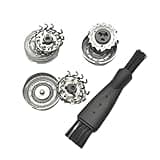 3pcs SH90 Replacement Cutter Head ,Compatible For Philips, RazorSH90 S9000 RQ12+ S9111 S9031 S9721 S9321 S9311 S9511S9522 In Razor Blade