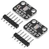 AITRIP 2PCS ICS43434 I2S Microphone Breakout Module Omnidirectional Digital Mic, 24-bit, 120 dB AOP, 65dBa High-SNR, Low-Power Always-ON Mode, Compatible with ESP32, Raspberry Pi