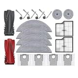 Main Side Brushes Mop Cloths HEPA Filters Dust Bags Accessorie,Compatible with Roborock Saros 10/S9 MaxV Ultra Robot Vacuum Spare Parts(Grey)