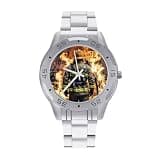 FekiLoot Watches for Men Big Face Stainless Steel Wristwatch Casual Watch