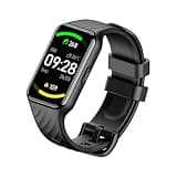 iZentris Black Smart Watch for Men 1.47" IP68 Waterproof Fitness Tracker Smart Watch Bluetooth Call & Music Control Fitness Watch for iPhone/Android