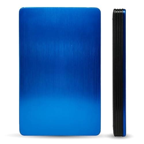 1TB External Hard Drive, USB 3.0 Portable External HDD, High-Speed Data Transfer & Backup Storage for Laptop, Desktop, PC, PS3 & PS4 – Blue