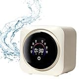 Noise-Free Night Washer Dryer, Portable Lingerie Washing Machine, Quick Wash & Dry in 1h, 7 Programs, 65℃ Hot Air Drying, Hot Cold Cyclone Wash, Removes Blood, Sweat, Urine Stains(Desktop)