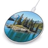 Spirit Island in Lake Wireless Charger Magnetic Phone Induction Charger 10w Fast Wireless Charging Station Compatible with iPhone 17 16 15 14 13 12 Pro Max Samsung Galaxy S25 S24 S23