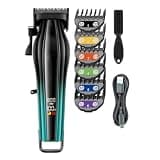 DAXXIN Hair Clippers, Electric Clipper Gradient Metal Body Hair Trimmer 8000 RPM Powerful Power Electric Push Shear(OneColor)