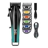 DAXXIN Hair Clippers, Electric Clipper Gradient Metal Body Hair Trimmer 8000 RPM Powerful Power Electric Push Shear(OneColor)