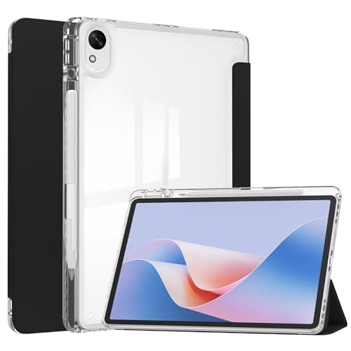 Tablet PC Case Hybrid Slim Case compatible with Huawei Matepad 11.5S 2024/MatePad Air 11.5 2023 with S Pen Holder, Shockproof Cover with Clear Transparent Back Shell, Auto Wake/Sleep Protective Case(B