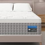 Sleepmax Extra Firm King Mattress 14 Inch - Hotel-Collection Hybrid Mattress Pain Relief - Cooling Bed in Box for Extra Lumbar & Hip Support - Forever Warranty, CertiPUR-US Certified, 365-Night Trial