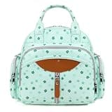 ANKICK Floral Diaper Bag Backpack Travel Baby Bag for Mom Diaper Purses for Women