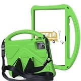 CXDFCDBS for Motorola Moto Pad (2026) 11.0 inch 2026 Released Case Lightweight EVA Tablet Cover with Adjustable Strap, Shockproof Handle & Kickstand Portable Protective Shell(Green)
