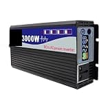EHSOLZXBE Pure Sine Wave Inverter 12v 220v 3000W 4000W 5000W Power 12V 24V 48V 60V 72V to AC 110V 220V Converter Solar Car Inverters(Peak Power 3000W,24V,220V(60Hz))