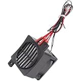 PTC Fan Heater 110V 400W, Ceramic Constant Temperature Electric Space Heater with Fan, Mini Portable Car Heater for 17.6 ft³ / 0.5 m³ Small Space, 1.65 x 2.4 in / 42 x 60 mm