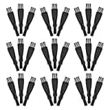 GALPADA 100pcs Dualhead Small Plastic Cleaning Brushes for Electric Shavers and Household Items Travel-friendly Crevice Cleaning Brush with Nylon Bristles for On-the-go and Office Use