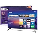 Roku Smart TV 2026 – 55-Inch Select Series, 4K QLED TV – Roku TV with Voice Remote – Flat Screen QLED Television with Wi-Fi for Streaming Live Local News, Sports, & Movies – Bluetooth Headphone Mode