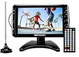 Emerson 7" Portable TV with Antenna – Rechargeable Battery Powered Mini HDTV, ATSC Digital Tuner, HDMI USB AV Input, Small Portable Television for Car, RV, Camping, Travel & Emergency Preparedness