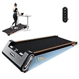 FINEHORSE Treadmill with Auto Incline, 13% Auto Incline Walking Pad, 2.5HP 330lbs Capacity Under Desk Treadmill for Home, LED Display, Remote Control
