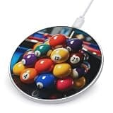 Color Billiards Wireless Charger, Fast Charging Pad