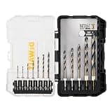 DEWALT 12 Pc Black and Gold Drill Bit Set, Premium Finish Impact Driver Bit Set for Metal, Plastic and Wood (DWAH1182)
