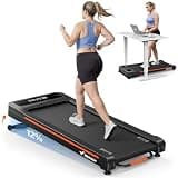 MERACH NovaWalk W50 TrekPad, 12% Auto Incline Walking Pad Treadmills for Home, 400lbs Capacity, Under Desk Treadmill with Remote & LED