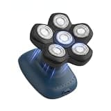 5-Head Electric Shaver for Men, Rotary Grooming Kit with Ergonomic Grip, Waterproof Wet & Dry Cordless Shaving Razor for Bald Head and Face