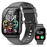 Smart Watch for Men Women,1.85" HD Fitness Tracker with Bluetooth Calls/ AI Voice Control, 120+Sports Modes, 24/7 Heart Rate/Sleep Monitor, Pedometer, Calories, Waterproof Smartwatch for Android iOS