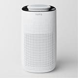 Sans Air Purifier Mini for Large Rooms (Up to 490 Sq Ft) – True HEPA & Activated Carbon Filter for Allergies, Pets, Dust, and Odors | Quiet 25dB Operation with UV-C Light & Lights-Out Mode (White)