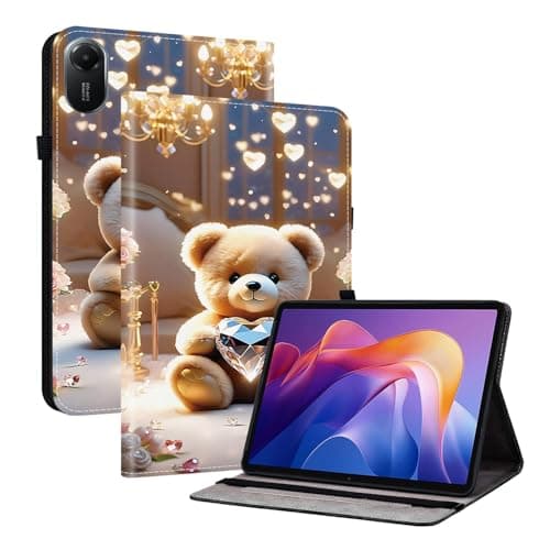 Case for Xiaomi Redmi Pad 2, 11.0", Premium Leather Flip Cover with Card Slots, Pen Holder, Adjustable Stand, Multiple Decorative Patterns,PSJ-R