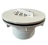 FOLNPATR Threaded Inlet Strainer Kit Compatible with Intex Filter Pumps w/ 1-1/2" Hoses, Includes Rubber Washer, Strainer Nut and Grid