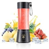 Cordless Mini Portable Smoothies Blender - Personal Size Blender with 380Ml Traveling Juice Cup, Powerful Blending Easily Squeezed in Sports/Travel