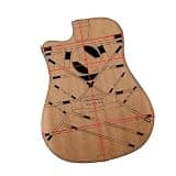 Suitable For Acoustic Guitar Sound Beam Positioning And Structural Line Model Wooden Template Guitar Tool Kit(41DCTW)