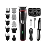 KNPSJJRHF Rechargeable Hair Clippers Electric Multifunctional Clipper Set