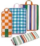 4 Pcs Compression Packing Cubes, Packing Cubes for Travel, Waterproof Luggage Organizer Bags Set, Cute Packaging Cubes for Women Kids Backpack Carry-Ons