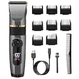 DAXXIN Hair Cutting Tool, Electric Hair Clipper Ceramic Professional Fine Adjustable Hair Trimmer Low Noise Hair Cutting Machine