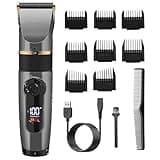 DAXXIN Hair Cutting Tool, Electric Hair Clipper Ceramic Professional Fine Adjustable Hair Trimmer Low Noise Hair Cutting Machine