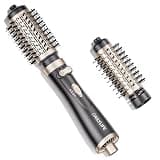 DAILYLIFE Rotating Hair Dryer Brush, Spinning Hair Dryer Brush with 2 Brushes (1.5" & 2"), Styler Volumizer,24K Gold Color