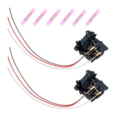 2 Pcs H7 Light Socket Harness Wire Connectors,Headlamp Socket Adapter with 3-Wire Pigtail Compatible with Ford Mondeo Focus 2 MK2 Focus 3 MK3, Length=7.87"/20cm