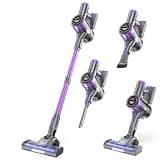 Zerinax Cordless Vacuum Cleaner, 450W 45KPa Powerful Suction Stick Vacuum, Up to 50-Min Runtime, Self-Standing Pet Hair Cleaner for Home, Hard Floor & Carpet with Anti-Tangle Brush, Brushless Motor