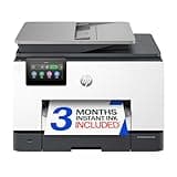 HP OfficeJet Pro 9135 Wireless All-in-One Color Inkjet Printer, Print, Scan, Copy, Fax, ADF, Duplex Print/scan, Best-for-Office, 3 Month Trial of Instant Ink Included, AI-Capable (C2WM0A)