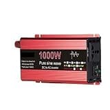 SCTHYWUPT Pure Sine Wave Inverter DC 12V 24V to AC 110V 220V Voltage 1000W 1600W 2200W 3000W Transformer Power Converter Solar Car Inverte(1000W,12V-110V 60HZ)