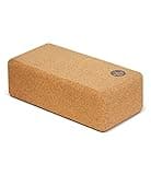 Manduka Yoga Block - Fine-Grain Cork Block, Yoga Equipment, Home Gym Accessory, Pilates Tool, Lightweight for Travel, Extra Firm Workout Accessory with Comfortable Edges